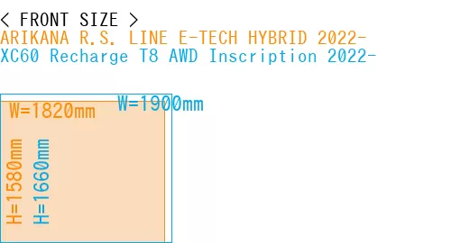 #ARIKANA R.S. LINE E-TECH HYBRID 2022- + XC60 Recharge T8 AWD Inscription 2022-